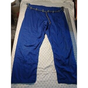 Elite Martial Arts Gi Pants A3 Blue Karate Judo BJJ Training Uniform Adult